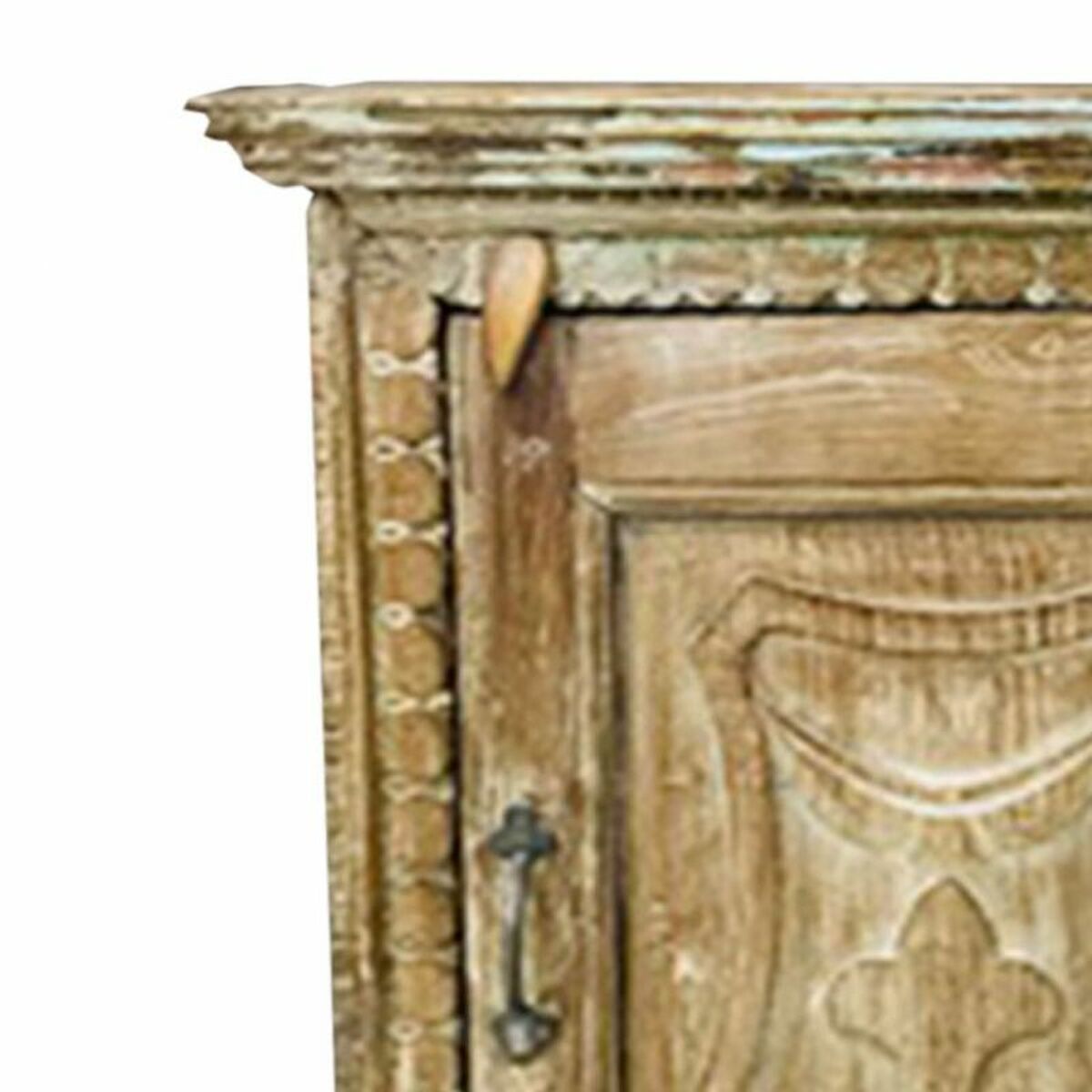 Nočna Omarica Alexandra House Living Rjava 29 x 72 x 53 cm